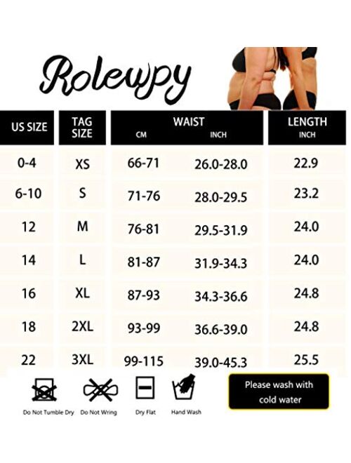 Rolewpy Women Sweat Neoprene Waist Trainer Hot Slimming Sauna Vest Tummy Control Body Shaper for Weight Loss