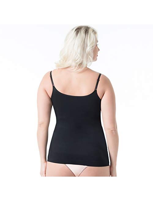 EUYZOU Women's Tummy Control Shapewear Tank Tops - Seamless Body Shaper Compression Top