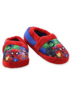 Super Hero Adventures Avengers Boy's Toddler Plush Aline Slippers AVF227Y