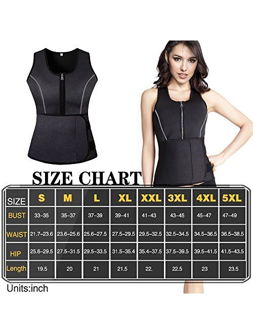 mpeter Sweat Vest for Women, Slimming Body Shaper, Weight Loss