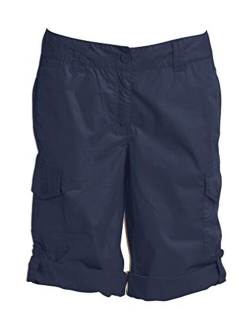 ellos Women's Plus Size Convertible Cargo Shorts