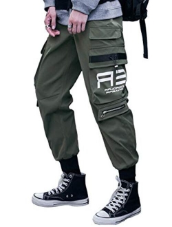 Men's Streetwear Cyberpunk Outdoor Jogger Cargo Pants