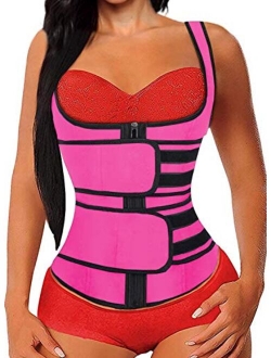 Acelitt Women Waist Trainer Corset Trimmer Belt Waist Cincher Body Shaper, S-XXXL