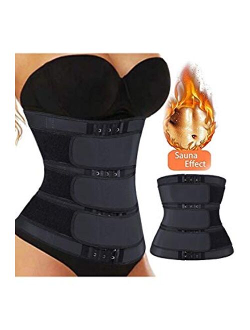 Acelitt Women Waist Trainer Corset Trimmer Belt Waist Cincher Body Shaper, S-XXXL