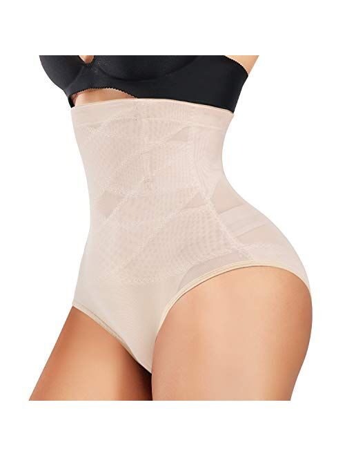 YERKOAD Shapewear for Women Waist Trainer Tummy Control Butt Lifter Panties Hi-Waist Short Stomach Body Shaper Cincher Girdle