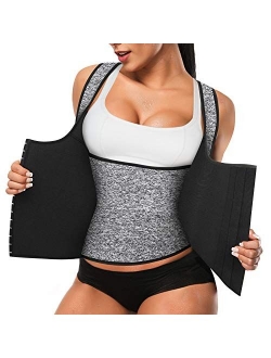 Women Neoprene Waist Trainer Vest Corset Tank Top Sauna Body Shaper for Women