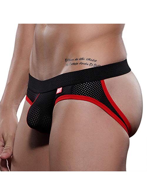 Arjen Kroos Men's Jockstrap Underwear Sexy Mesh Jock Strap