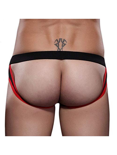 Arjen Kroos Men's Jockstrap Underwear Sexy Mesh Jock Strap