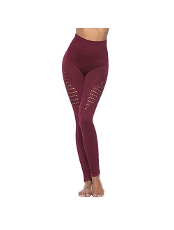 Womens High Waist Seamless Leggings Gym Tight Yoga Pants Tummy Control Workout Leggings Fitness Shark