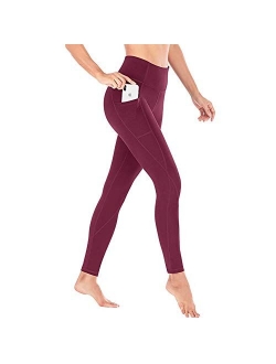 Yoga Pants with Pockets Extra Soft Leggings with Pockets for Women Non See-Through High Waist Workout Leggings