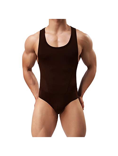 Arjen Kroos Men's Wrestling Singlet Athletic Leotard Briefs Bodysuit Underwear