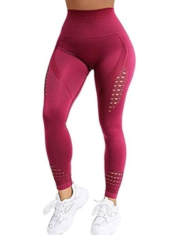 Womens High Waist Yoga Leggings Seamless Fitness Sports Gym Pants Shark Trousers