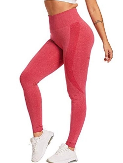 Womens High Waist Yoga Leggings Seamless Fitness Sports Gym Pants Shark Trousers