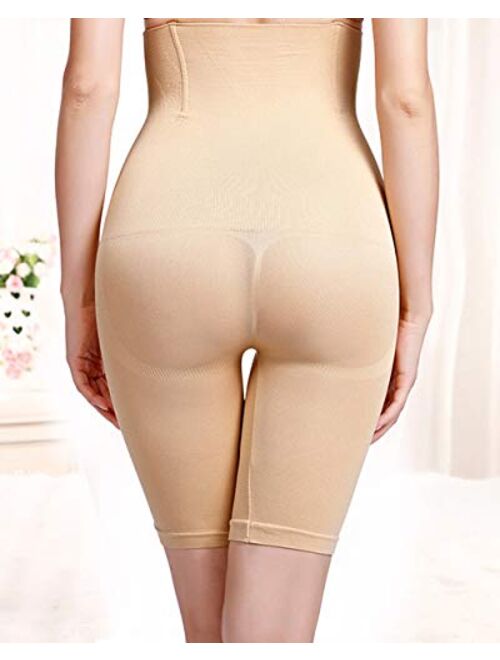 Women Body Shaper Tummy Control Shapewear High Waist Mid-Thigh Slimmer Shorts Underwear Butt Lifter Bodysuit Panties