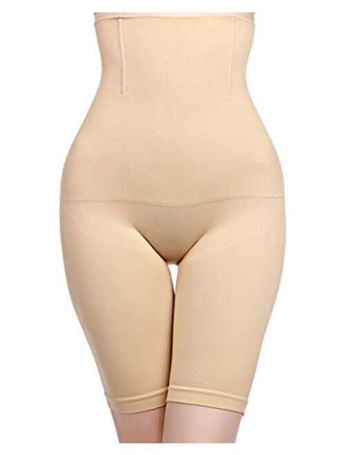 Women Body Shaper Tummy Control Shapewear High Waist Mid-Thigh Slimmer Shorts Underwear Butt Lifter Bodysuit Panties