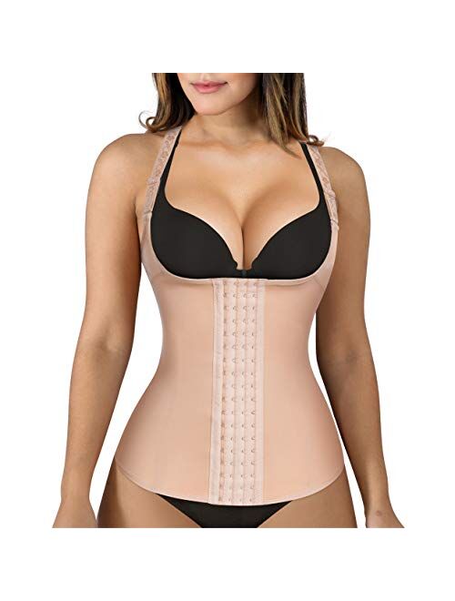 Eleady Waist Trainer Cincher Underbust Corset for Weight Loss Sport Workout Body Shaper with Adjustable Straps