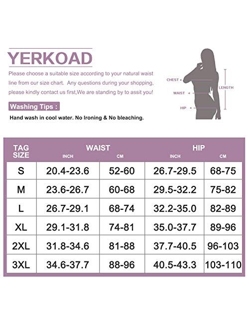 YERKOAD Women Tummy Control Panties Shapewear Bodysuit Butt lifter