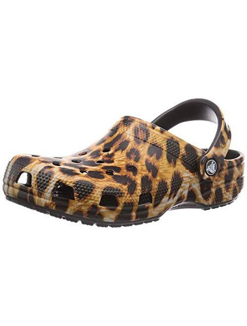 Crocs Unisex-Adult Classic Animal Print Clog | Zebra and Leopard Shoes