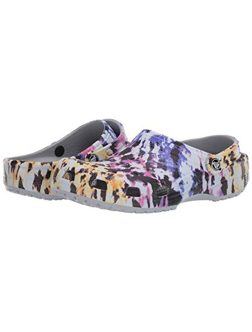 Crocs Unisex-Adult Classic Tie Dye Clog | Comfortable Slip on Water Shoes