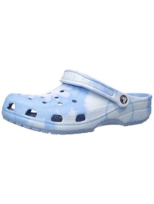 Crocs Unisex-Adult Classic Tie Dye Clog | Comfortable Slip on Water Shoes