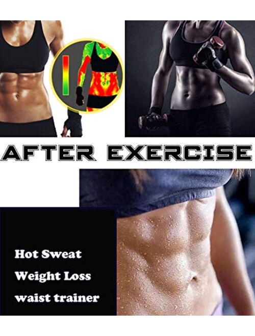 SHAPERX Women Waist Trainer Belt Waist Trimmer Slimming Body Shaper Sports Girdles Workout Belt