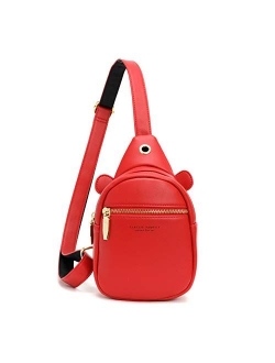 Sling Backpack Chest Bag for Women, Small Crossbody Shoulder Bags Purse