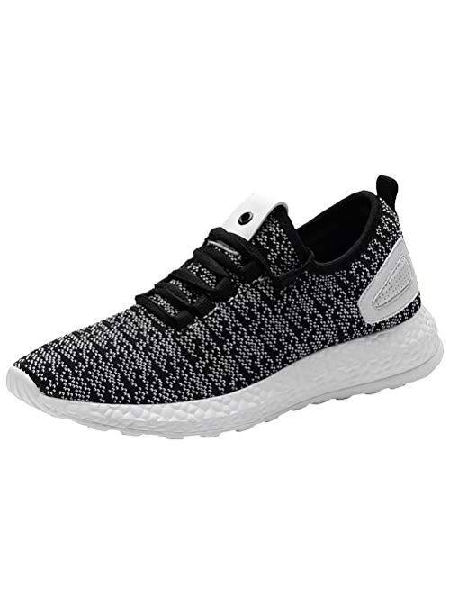 konhill Women’s Tennis Walking Shoes - Comfortable Athletic Work Slip on Sneakers