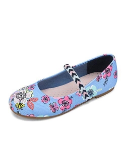 Girls Ballerina Dress Shoes Mary Jane Flats