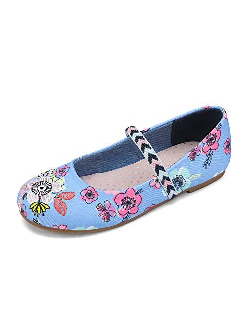 DREAM PAIRS Girls Ballerina Dress Shoes Mary Jane Flats