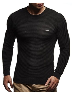 Men's Sweater Knitted Pullover Hoodie Basic Crew Neck Sweatshirt Longsleeve Long Sleeve Slim Fit LN1545