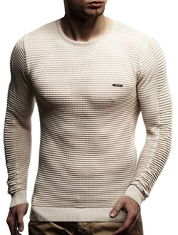 Men's Sweater Knitted Pullover Hoodie Basic Crew Neck Sweatshirt Longsleeve Long Sleeve Slim Fit LN1545