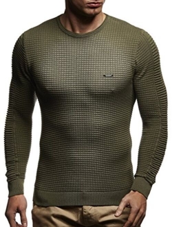 Men's Sweater Knitted Pullover Hoodie Basic Crew Neck Sweatshirt Longsleeve Long Sleeve Slim Fit LN1545