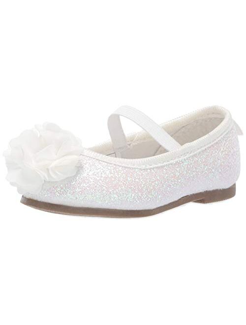 Carter's Kids Calista Girl's Glitter Flower Ballet Flat