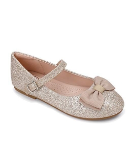 Trary Girls Mary Jane Flats Shoes with Bow