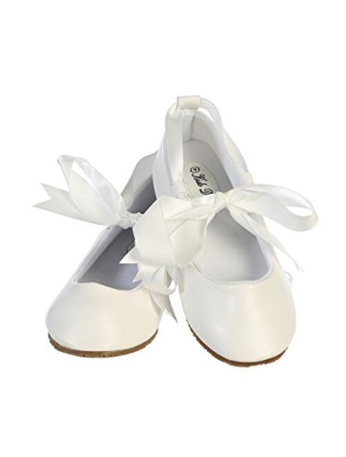 Ballerina Ribbon Tie Rubber Shoes Cinderella Flats Toddler Party