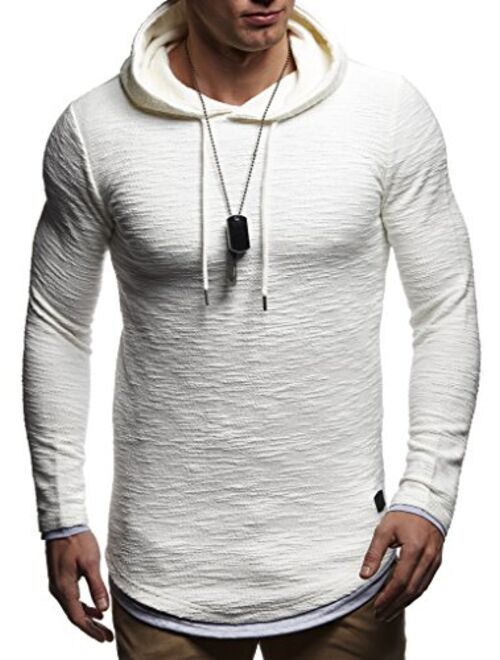 Leif Nelson LN8120 Men's Oversized Hoodie Sweatshirt