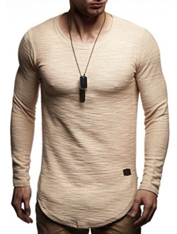 Men's Stylish Longsleeve Modern Pullover Sweater T-Shirt Hoodie Jacket Slim Fit LN6298