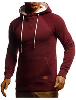 Men's Basic Hoodie | Classic hooded pullover | Long Sleeve Sweater for Men