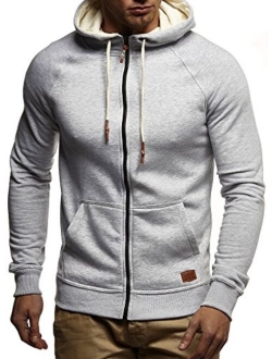 Men's Sweatshirt Jacket Slim Fit | Full Zip Sweater for Men | Longsleeve Basic hooded Jacket