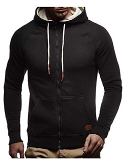 Men's Sweatshirt Jacket Slim Fit | Full Zip Sweater for Men | Longsleeve Basic hooded Jacket