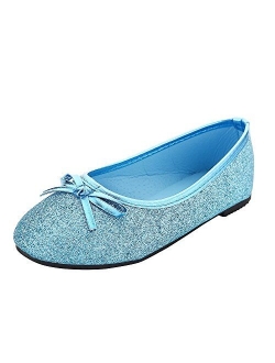 Bling Bling Glitter Fashion Slip On Children Ballet Flats Shoes for Little Ki.