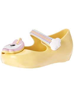 mini melissa Unisex-Child Mini Ultragirl Unicorn Mary Jane Flat