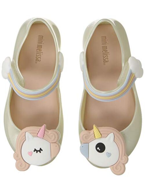 mini melissa Unisex-Child Mini Ultragirl Unicorn Mary Jane Flat