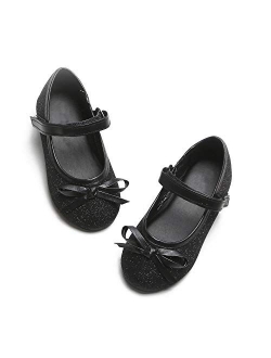 Lily's Girls Gliter Slip-On Ballet Flat Shoes Dress Shoes