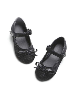 Girls Mary Jane Ballet Flat Dress Shoe (Toddler/Little Kid)