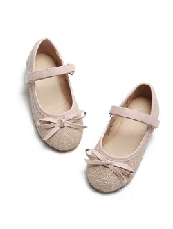 Girls Mary Jane Ballet Flat Dress Shoe (Toddler/Little Kid)