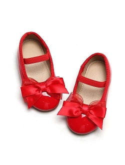 Girls Mary Jane Ballet Flat Dress Shoe (Toddler/Little Kid)