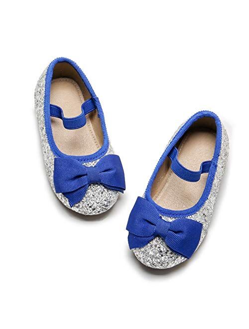 Girls Mary Jane Ballet Flat Dress Shoe (Toddler/Little Kid)