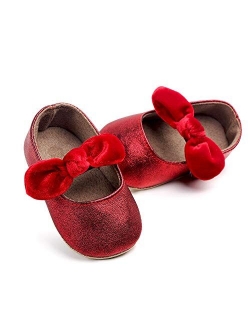 Csfry Infant Baby Girl Mary Jane Flats Toddler Shoes