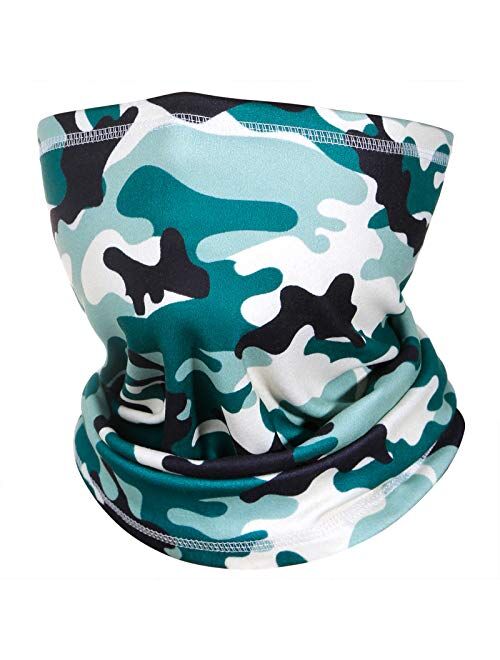 Achiou Winter Neck Warmer Gaiter, Face Mask Cover for Men Women Ski Scraf Windproof for Riding Running